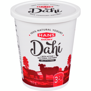 Hans Dairy Yogurt (Dahi) 2% 750g