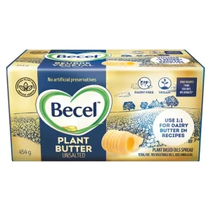 Dairy Free Becel Plant Butter Unsalted 454g, 454g Brick