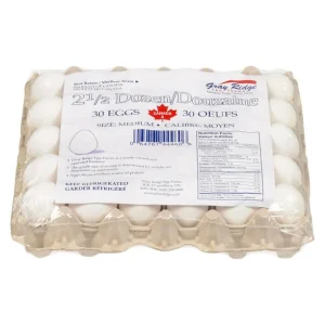 Gray Ridge White Eggs 30 Pack Medium, 30 Count