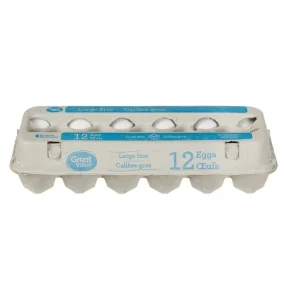 Great Value Large Eggs, 12 Count
