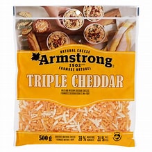 Armstrong Triple Cheddar Shredded Cheese, 320 g