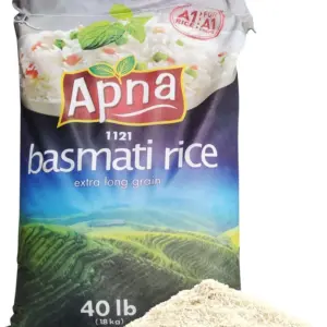 Apna - Basmati Rice - Extra Long - Blue Bag Case [40 lb]
