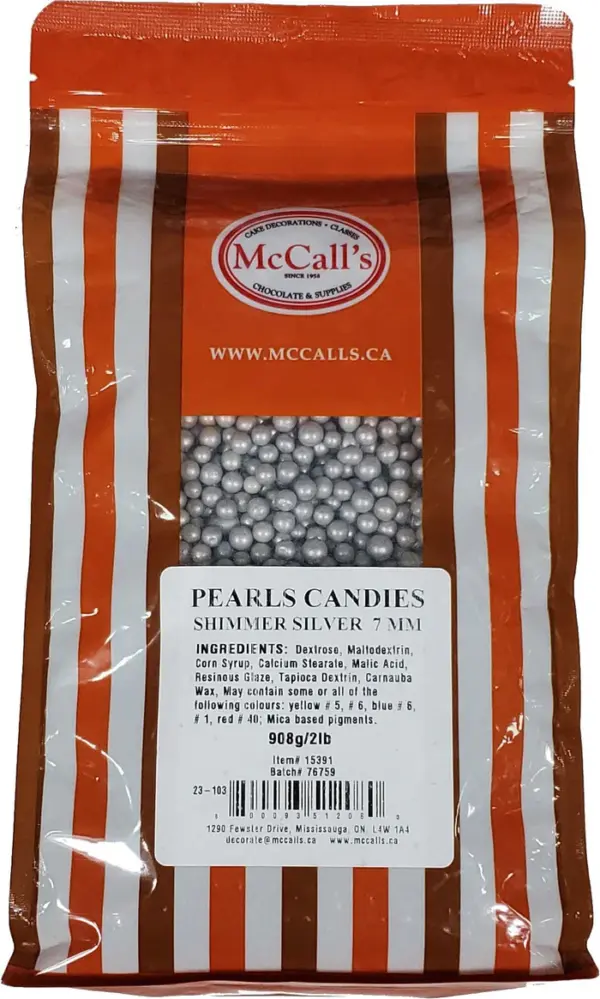 McCall's - Pearl Candies 7 Mm Shimmer - Gold (Case 2 lb)