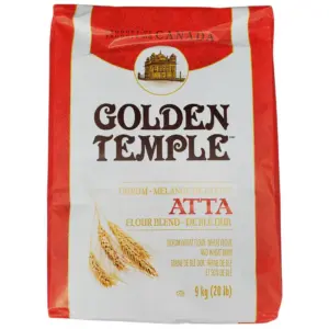 Golden Temple - Durum Atta - Red bag - 9kg Case [2x20 lb]