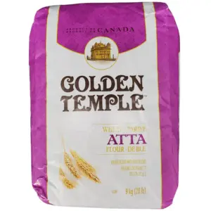 Golden Temple - Wheat Flour - Purple bag - 9kg Case [2x20 lb]