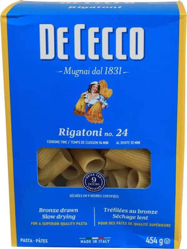 DeCecco - Pasta - Rigatoni Case [12x454 g]