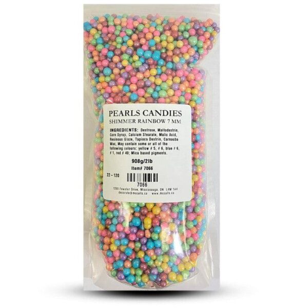 McCall's - Pearl Candies 7 Mm Shimmer- Rainbow (Case 2 lb)