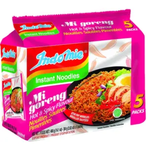Indomie - Mi Goreng - Instant Noodles - Hot & Spicy Case [5x80 g]