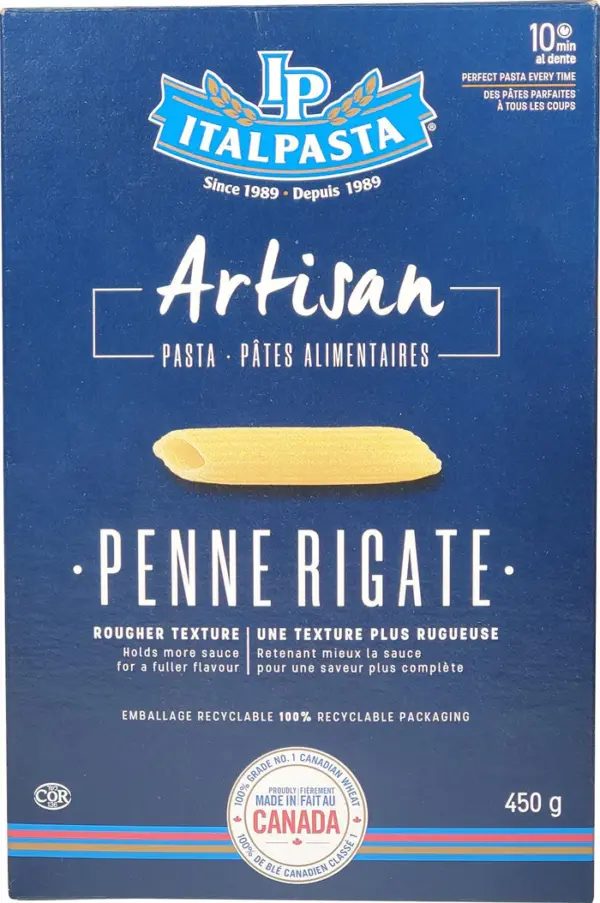 Italpasta - Artisan - Pasta - Penne Rigate Case [12x450 g]