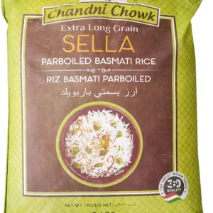 Chandni Chowk - Extra long Grain Sella Parboiled Basmati Rice Case [40 lb]