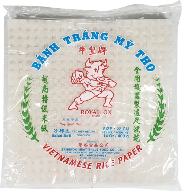 Royal - Rice Paper - Round - 22cm Case [44x400 g]