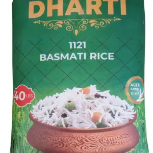 Dharti - 1121 Steam Basmati Rice [40 lb]
