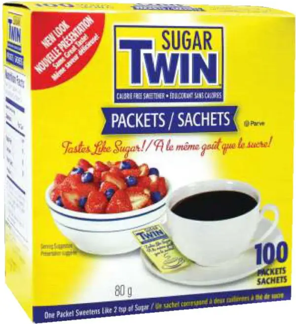 Twin - Portions - Sugar - Calorie Free (100 pcs) (Case 12x80 g)