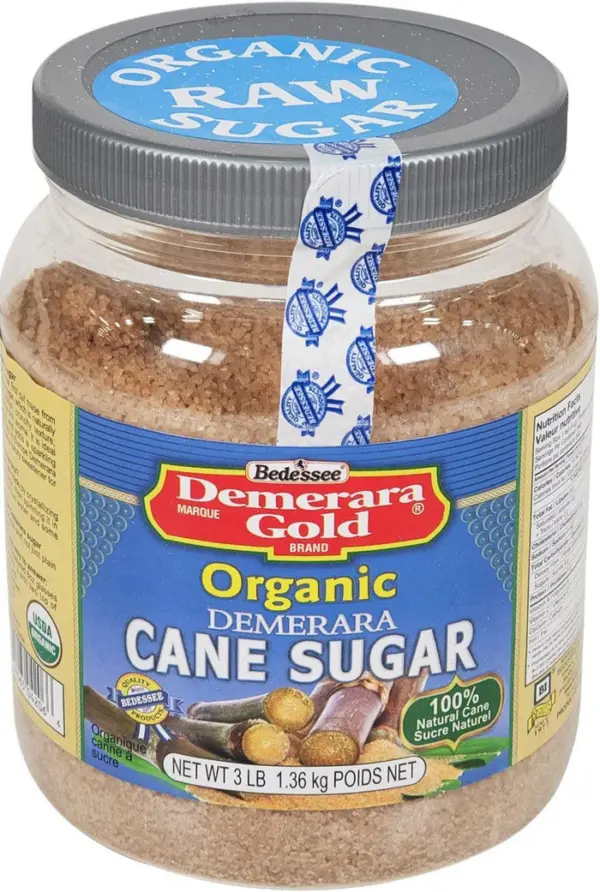 Max & Marcus/Demerara Organic Cane Sugar (Case 8x3 lb)