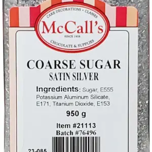 McCall's - Sugar Coarse Satin - Silver (Case 2 lb)