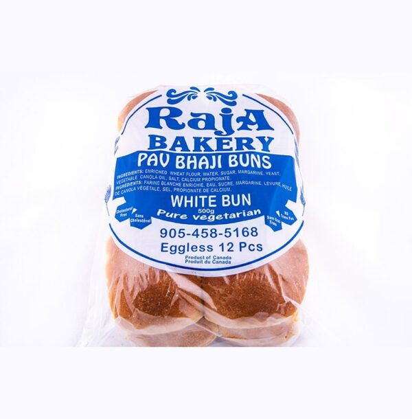 Vidhya - Pav Bhaji Buns - White - Eggless (12 ct)